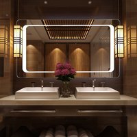 Anti-Fog LED Bathroom Mirror - Silver - image 1