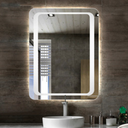 Anti-Fog LED Bathroom Mirror - Silver - thumbnail 3