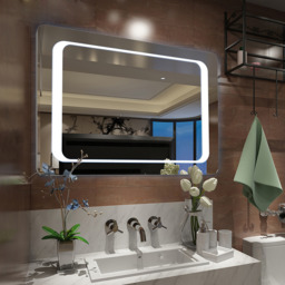 Anti-Fog LED Bathroom Mirror - Silver - thumbnail 2