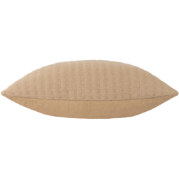 Hush Cotton Linear Cushion 45 x 45cm - Taupe / Feather - thumbnail 3