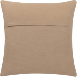 Hush Cotton Linear Cushion 45 x 45cm - Taupe / Feather - thumbnail 2