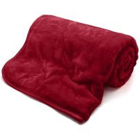 Mink Blanket - Red / 152cm - thumbnail 1