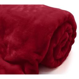 Mink Blanket - Red / 152cm - thumbnail 3