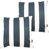 icon Kyoto Fabric 43x43cm Cushion, Set of 2 - Black