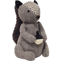 Herringbone Squirrel Door Stop - Brown