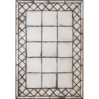Marseille Gold Motifs Frame Wall Mirror - Neutral