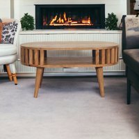 Solid Wood Ariella Coffee Table - Beige