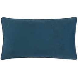 Odisha White Tiger Embroidered Cushion Cover - Blue - thumbnail 2