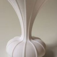 Bulbous Vase  - White