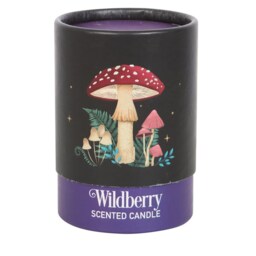 Forest Mushroom Wildberry Candle - Purple - thumbnail 4