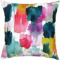 Abstract Watercolour Outdoor Cushion Cover - Ochre