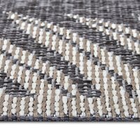 Tribal Floral Indoor & Outdoor Rug Grey - Grey / 150.0cm