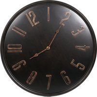 Black and Bronze Wall Clock