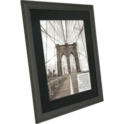 Winsford Mounted Frame - Black / 16x12in - thumbnail 2