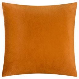 Metro Blocks Velvet Jacquard Square Cushion - Ginger / Feather - thumbnail 4
