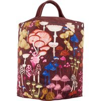 Amanita Abstract Mushroom Doorstop - Burgundy