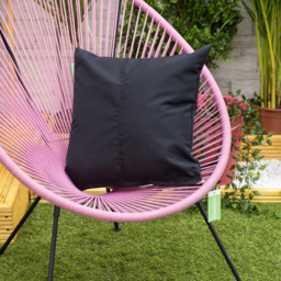 "Premium 18"" Centre Join Garden Scatter Cushion - Black / 6" - thumbnail 2