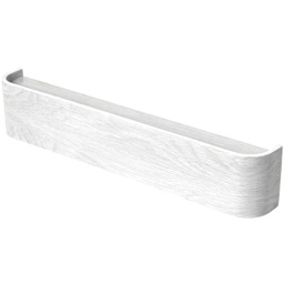 Wall-Mounted Coat Rack with 5 Hidden Hooks - White - thumbnail 3