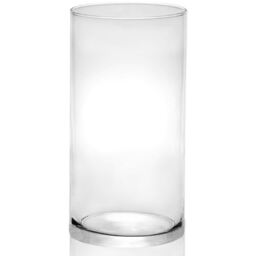 Glass Candle Cylinders - Set of 3  - Clear - thumbnail 5