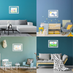 Innoteck Children Artwork Gallery Photo Frame - White - thumbnail 4