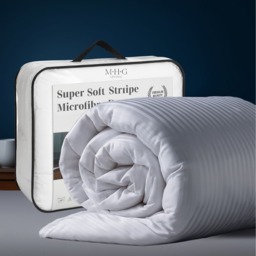 4.5 Tog Summer Duvet Lightweight Microfibre Quilt - White / Double - thumbnail 2