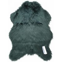 Luxury Faux Rabbit Fur Rug - Dark Green