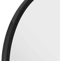 MirrorOutlet Arcus - Black Framed Arched Leaner Wall Mirror 160CM X 80CM - Black - thumbnail 4