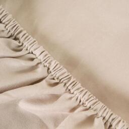 Plain Fitted Bed Sheet - Natural / Polyester / King - thumbnail 2