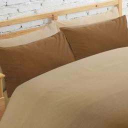 Ombre Elevations Duvet Cover and Pillowcase Set - Beige / King - thumbnail 2
