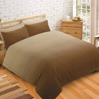 Ombre Elevations Duvet Cover and Pillowcase Set - Beige / King - thumbnail 1