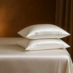 Luxury Silk Housewife Pillowcase - Ivory - thumbnail 4