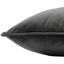 Hortus Embroidered Bee Cushion - Charcoal / Feather - thumbnail 4
