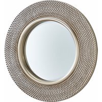 Bobble Round silver mirror - Silvery/Champagne - thumbnail 1