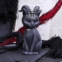 Pawzuph Horned Occult Cat Figurine - 11cm - image 1