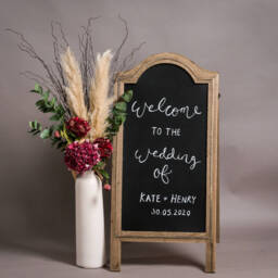 Autumn Coffee Hydrangea Warm Colored Flower Arrangement - Red - thumbnail 4
