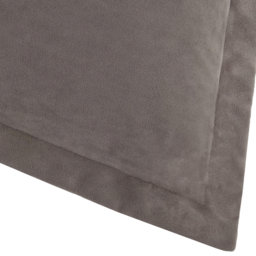 Merton Velvet Cushion Cover - Taupe - thumbnail 3