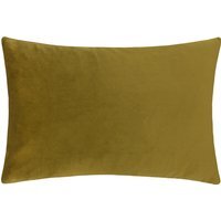 Contra Velvet Cushion 40 x 60cm - Olive / Feather