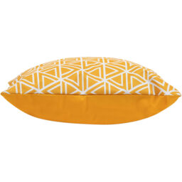 Geometric Print Outdoor Cushion (Set of 4) - Yellow - thumbnail 4