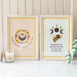 Spirit Flow Summer Solstice Wall Art Print - Cream - thumbnail 5