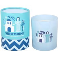 Santorini Scented Candle - Blue
