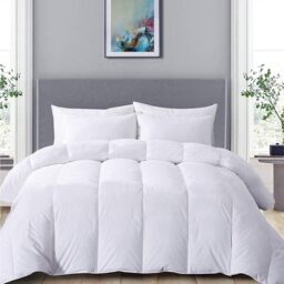 13.5 Tog Feels Like Down Winter Warm Duvet - White / Super King size - thumbnail 4