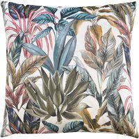 Mogori Vendure Digitally Printed Velvet Cushion - Light / Feather - image 1