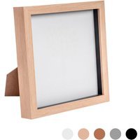 "8x8"" 3D Box Photo Frame - Beige / Acrylic"
