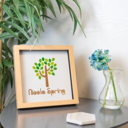 "8x8"" 3D Box Photo Frame Pack of 2 - Beige" - thumbnail 4