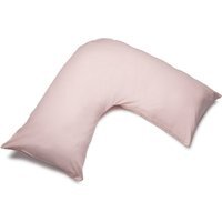 Easycare Percale V-Shaped Orthopaedic Pillowcase - Blush