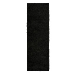 Super Soft Venus Shaggy Area Rug - Black / 67x200cm - thumbnail 2