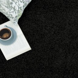 Super Soft Venus Shaggy Area Rug - Black / 67x200cm - thumbnail 4