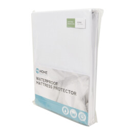 My Home Waterproof Mattress Protector - White / Double - thumbnail 2