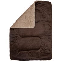 Pet Sherpa Fleece Throw - Brown / 110cm