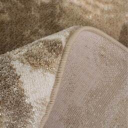 Natural Warm Beige Modern Textured Marble Area Rug - Beige / 150cm - thumbnail 5